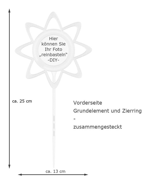 Blumenstecker-Blume 1-1-transluzent