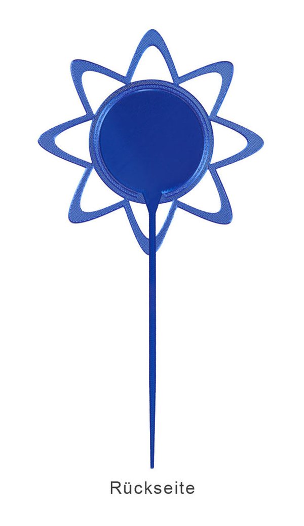 Blumenstecker-Blume 1-1-dunkelblau