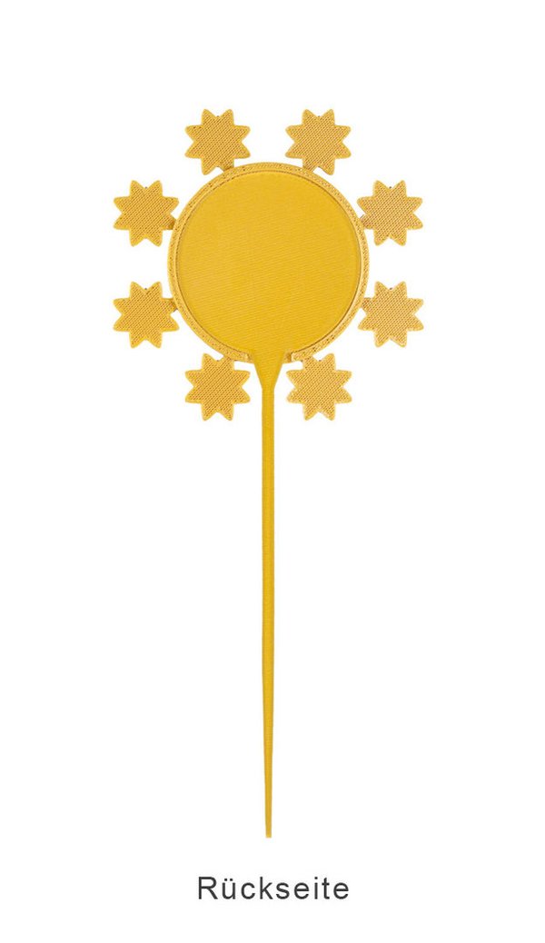 Blumenstecker-Blütenkranz-gelb